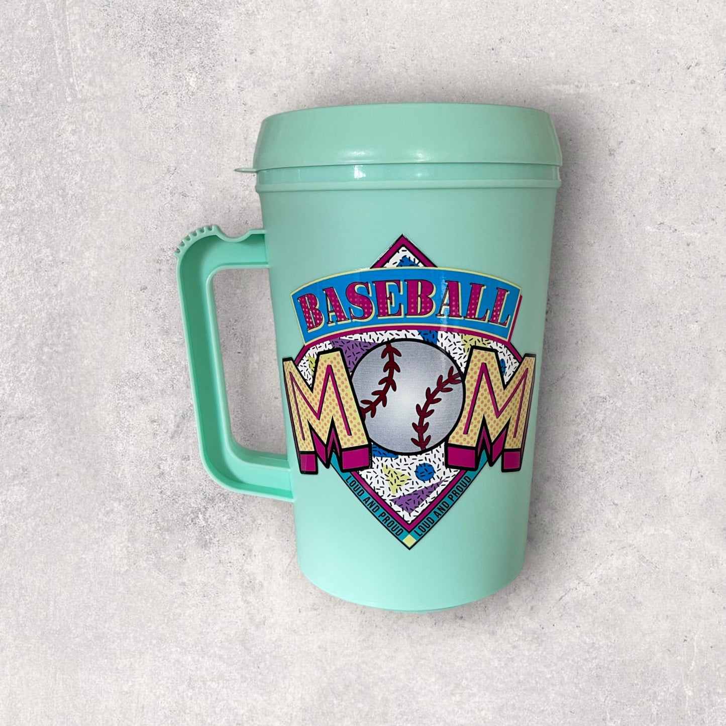 34oz Baseball Mom Mega Mug